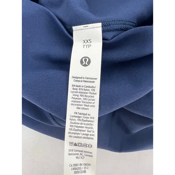 Lululemon Nulu Slim-Fit High-Rise Maxi Skirt Club Blue XXS‎ - Image 6