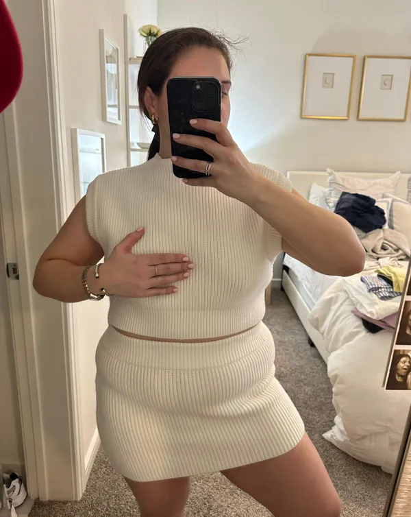 White Knit Set Size L - Image 6