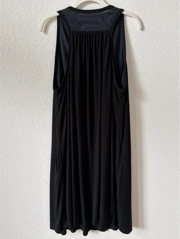 Shebird Tunic Tank Bra Dress Black Size 9 / XXXL Casual Comfy Neutral Athleisure - Image 2