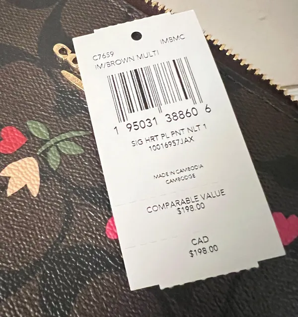 coach Nolita 19 In Signature Canvas With Heart Petal Print c7659 - Image 7