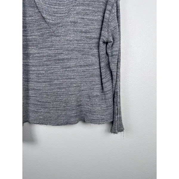 Free People Beach Women's Erica‎ Hoodie Gray Sz M - Image 6