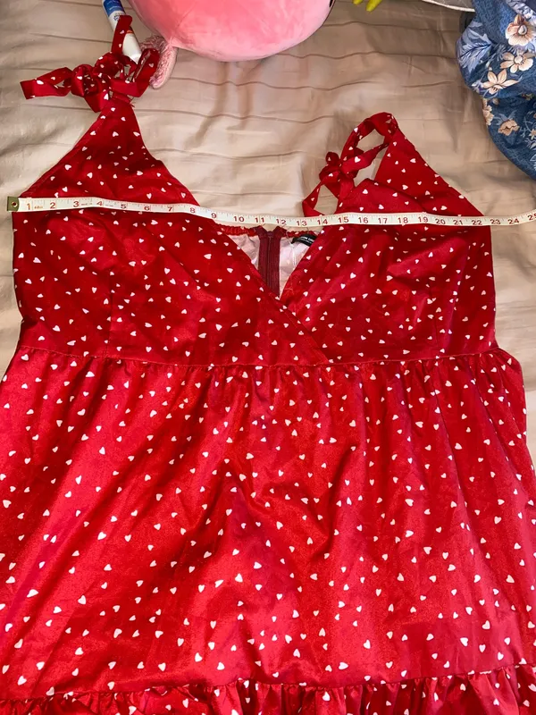 Bloom Chic Red Polka Dot Dress  - Image 6