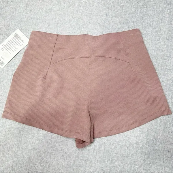 Lululemon Ribbed Softstreme High Rise Short Twilight Rose 8 NWT - Image 7