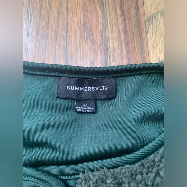 Summersalt green medium fleece - Image 3