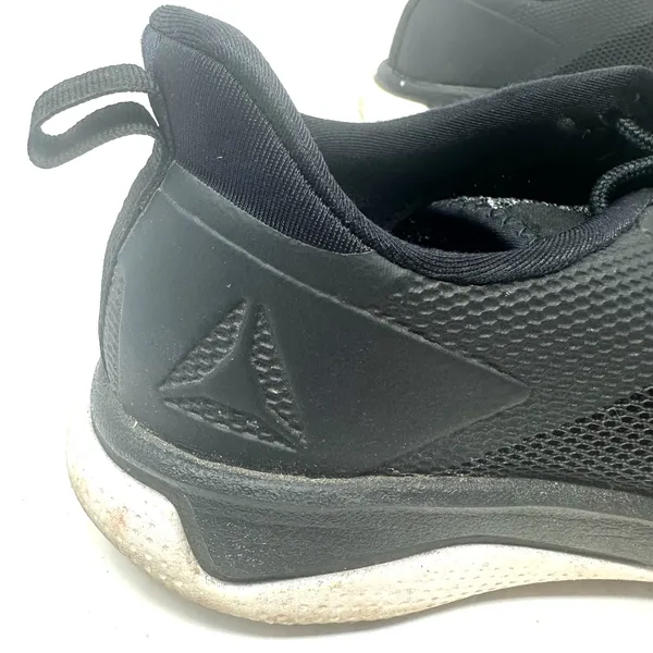Reebok Size 9.5 Sneakers Black Lightweight Running Lace Up Outdoors Gym Sports‎ - Image 5
