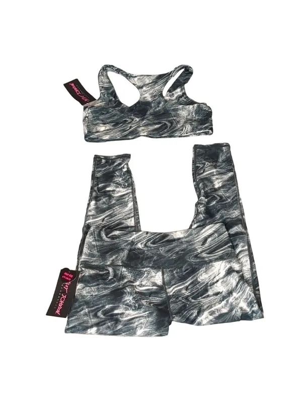 Betsey Johnson sports bra and 7/8 leggings set size large - Image 7