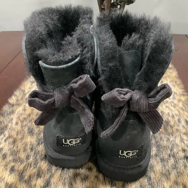 UGG CORDUROY‎ SINGLE BOW BOOTS - Image 10