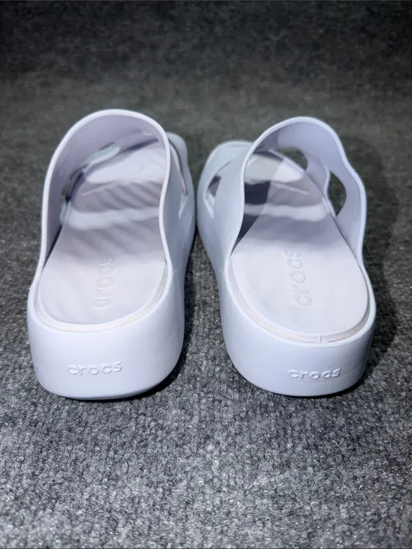 CROCS light Blue Dual-Strap Slide Sandals - Image 6