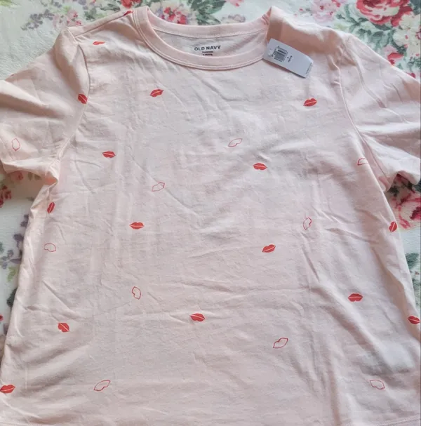 NWT Old Navy EveryWear Crew-Neck Printed T-Shirt for Women - Image 6
