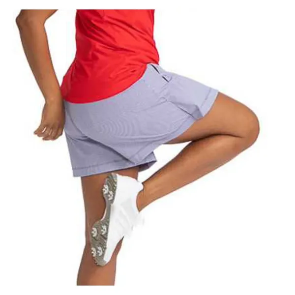 Kinona Womens Golf Skort Italian Nylon Stretch Fabric Navy Blue Stripe Size XS - Image 10