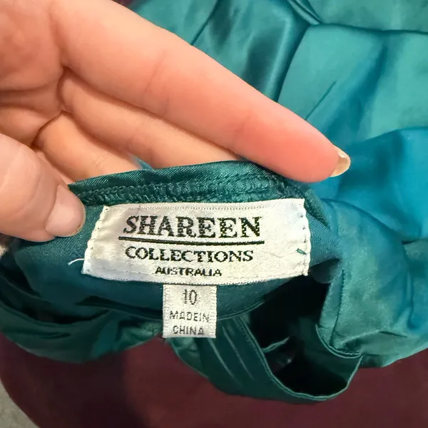 Shareen Teal Formal Dress - Image 4