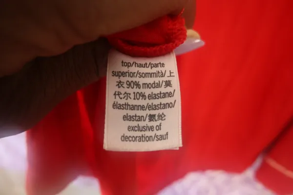 Victoria's Secret modal blend bow pj pajamas button down top with pocket Christmas long sleeve in red size large. - Image 11