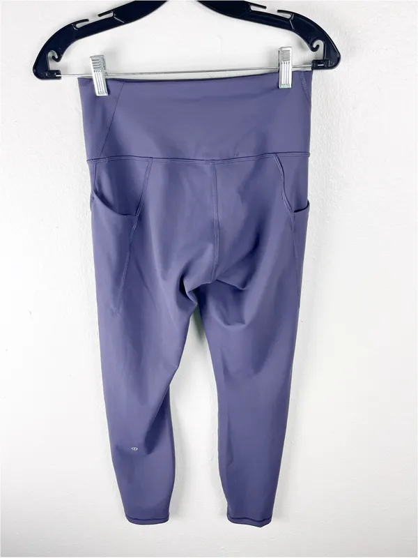 LULULEMON Nightfall Wunder Train High Rise Pockets 25” Leggings Size 8 Gym Yoga - Image 2