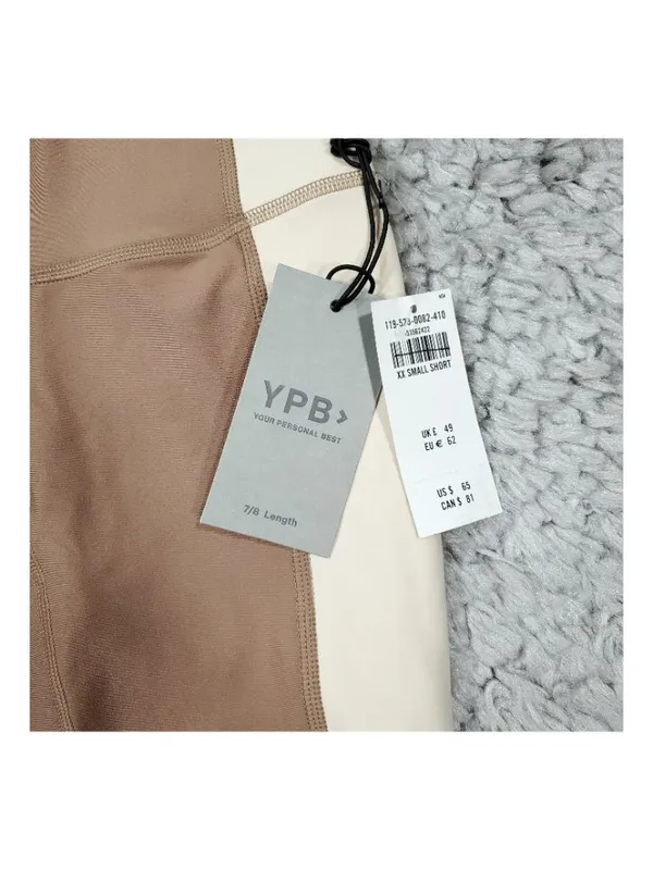Abercrombie Short ypb sculptlux leggings 7/8 length Colorblock Size XXS Short - Image 4