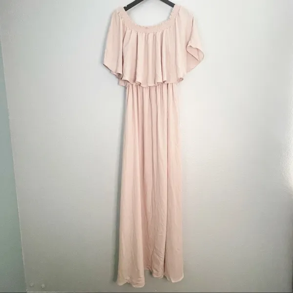 NWOT SHOW ME YOUR MUMU SMYM Hacienda Maxi Dress Dusty Blush XXL - Image 10