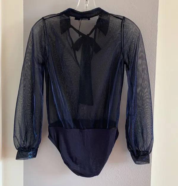 Nasty Gal Are You Sheer Hun Mesh Bodysuit - Image 6