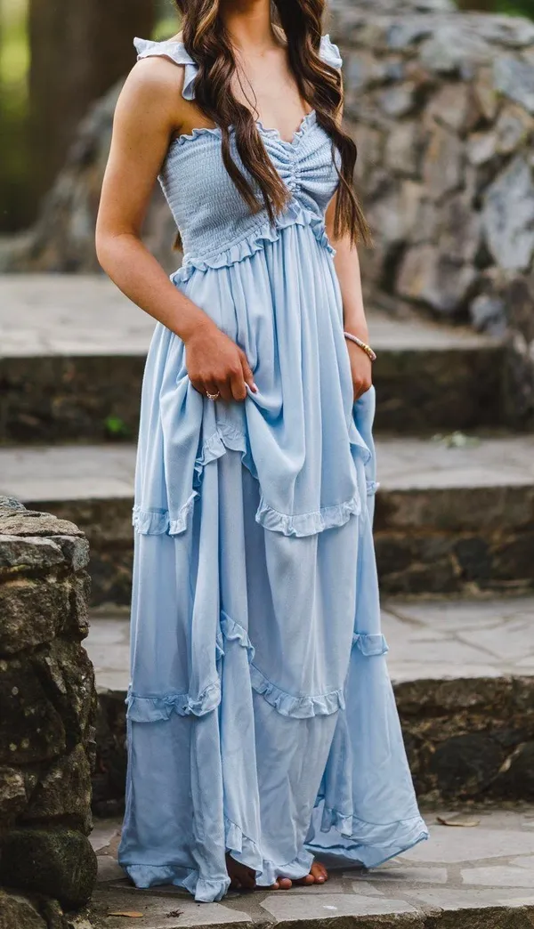 Blu Spero Maxi Dress - Image 3