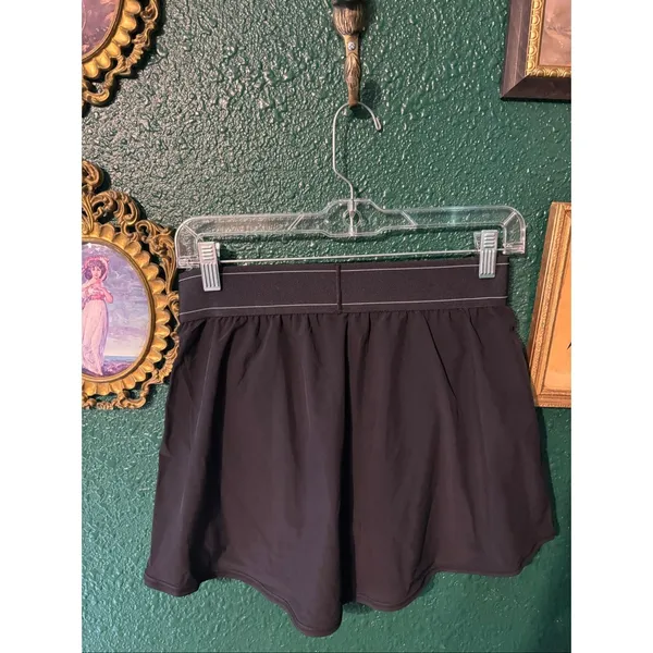 Alo Match Point Tennis Skort Size Medium Black - Image 2