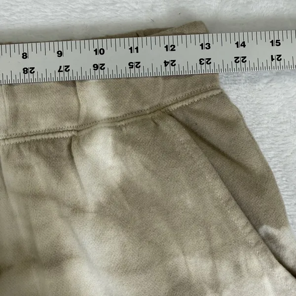 Z Supply Tie Dye Joggers Tan White‎ Elastic Waist Sweatpants ZP211260S Small - Image 4