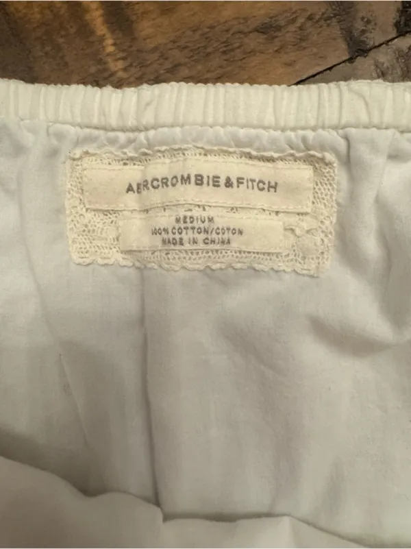 ABERCROMBIE Vintage‎ Tiered Cotton Mini Skirt Y2K - Image 5