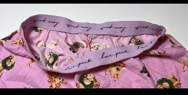 Pink Christmas Pajama Pants - Image 2