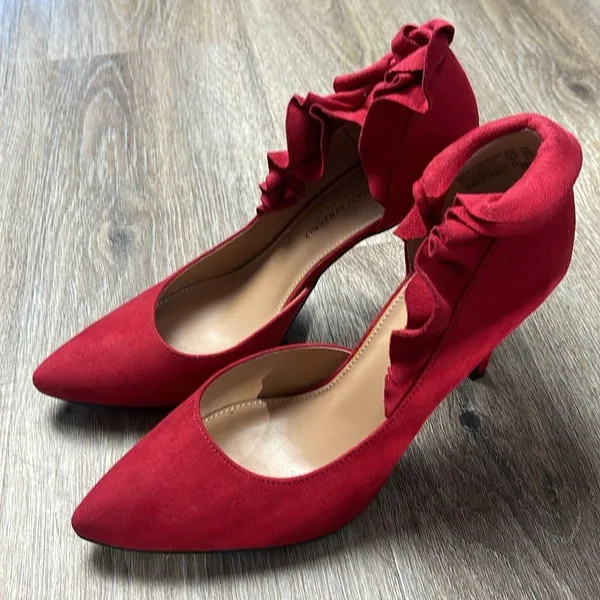Christian Siriano Red Heels Size 8.5 - Image 4