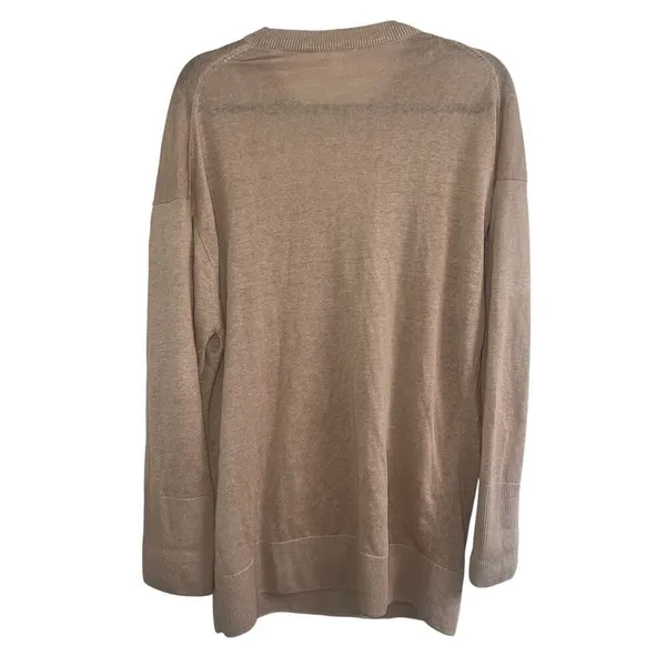 ✨COS Lightweight Linen Jumper Tan Sz Small Sweater✨ - Image 9