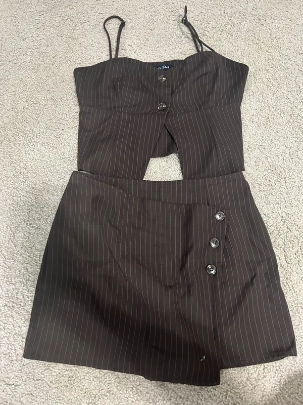 Brown Skort Set - Image 2