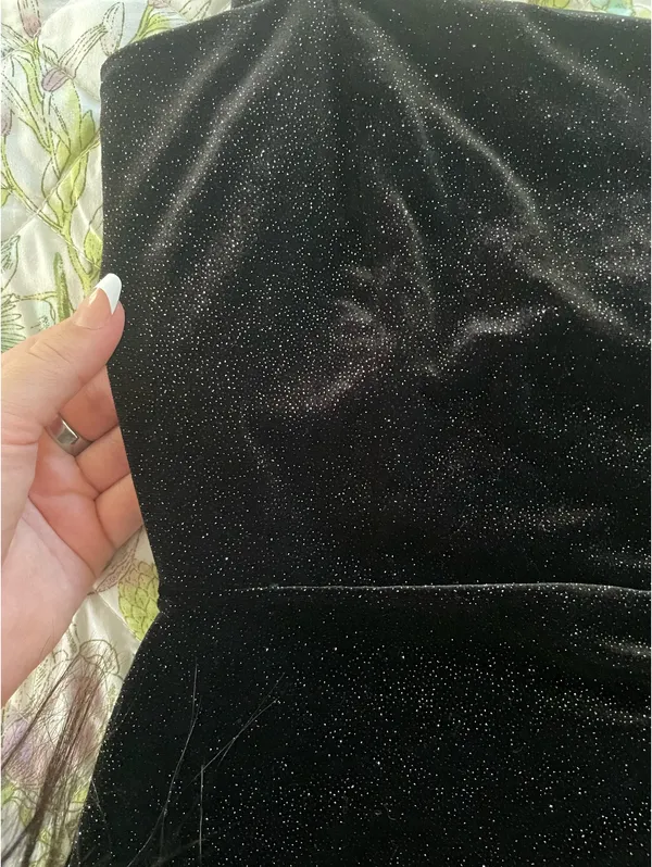 Windsor Mini Dress Black Sparkly Formal - Image 4