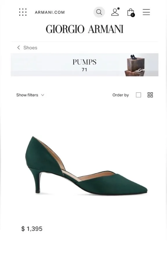 Giorgio Armani Green Pumps Short Heels Women Shoes Size 8.5 / Preowned - Image 15