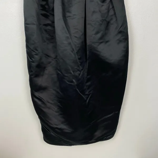 Future Collective Sweetheart Bubble Satin Midi Dress Bustier‎ Elegant Size S - Image 5