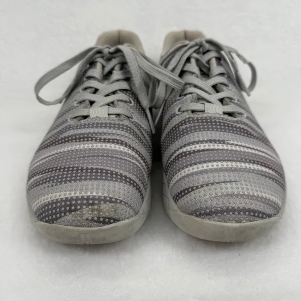 NOBULL Training Shoes Women's Size 10.5‎ Gray Stripe Trainer Sneakers - Image 4