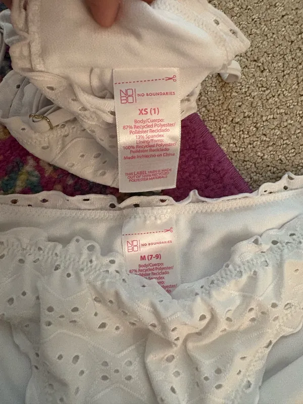Walmart white bathingsuit set - Image 2