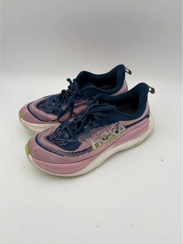 Hoka Sky Flow Women's 9.5D Running Shoes Pink Running Hiking Outdoors - Image 4