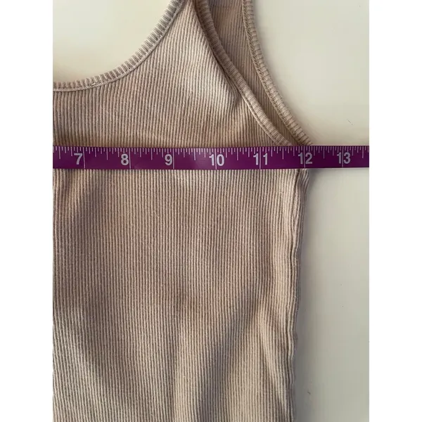 Forever 21 Tan Henley Tank Top Size S - Image 7
