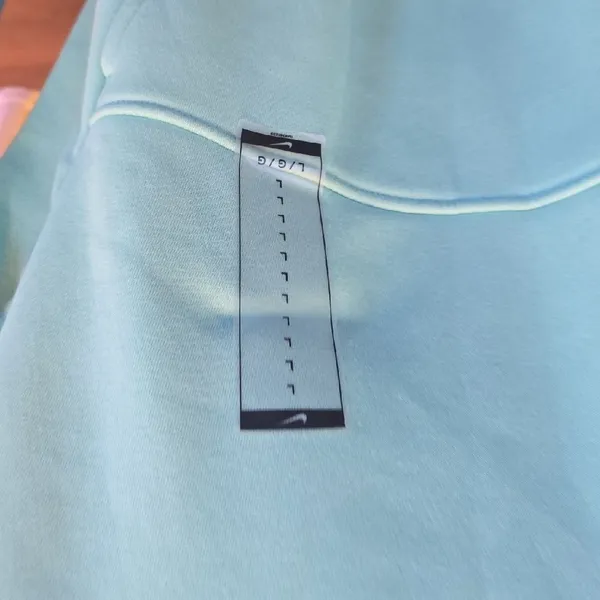 Nike Light Blue Pullover Hoodie - Image 5