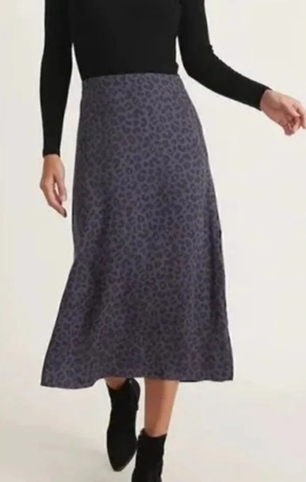 ✨Marine Layer Ryan Slip Slit Midi Cheetah Print Sz 4 Skirt✨ - Image 2