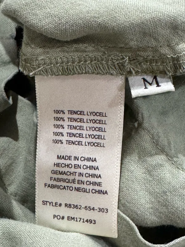 Anthropologie Cloth & Stone Bette Sleeveless Utility Romper Green Women’s Medium - Image 4