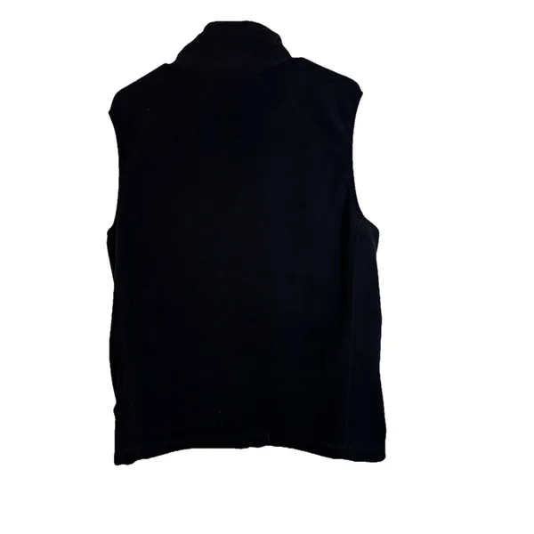 White Sierra Unisex Medium Black Full Zip Fleece Vest Outdoor Layering Casual - Image 2