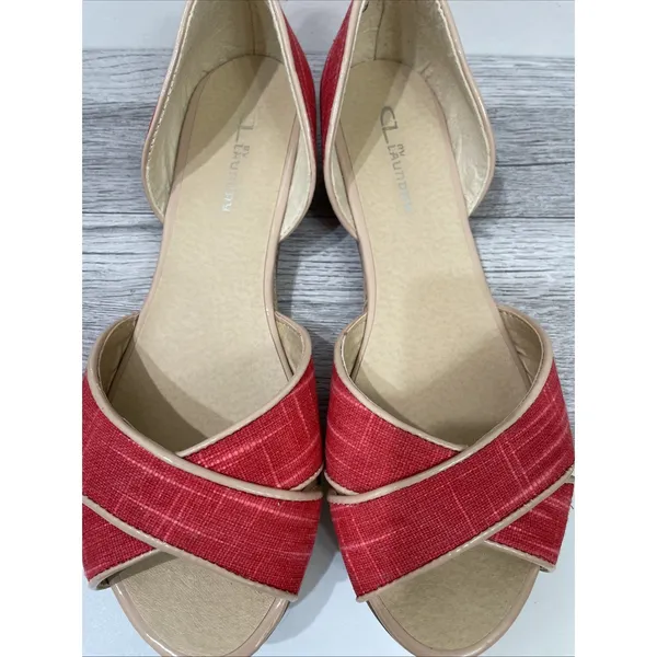 Chinese Laundry Fortune Linen Coral 9 1/2 ladies shoes - Image 6