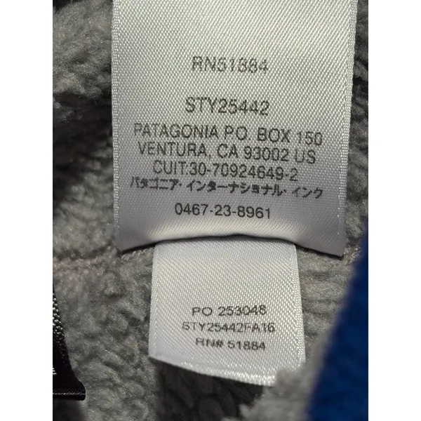 Patagonia Synchilla Snap T Fleece Womens S Gray Blue Polartec Pullover - Image 9