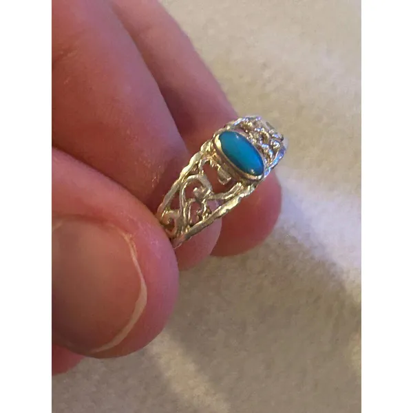 925 sterling silver ring band size 8.5 lot c22 - Image 3