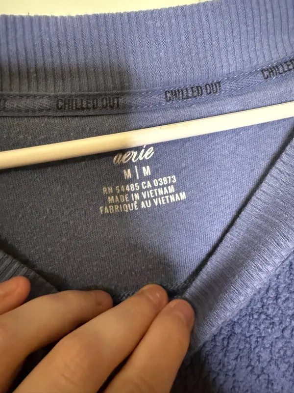 Aerie Oversized Crewneck Pullover Sweatshirt - Image 3