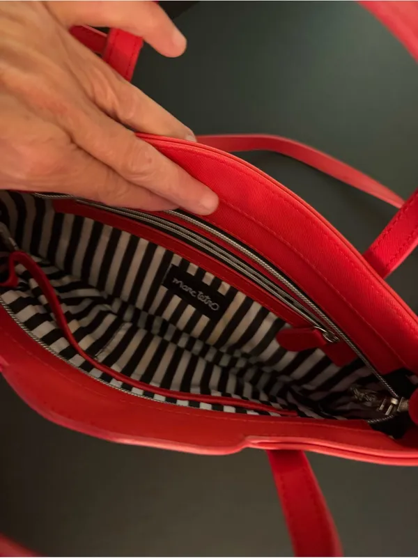 Marc Tetro Red Pug Crossbody Purse - Image 2