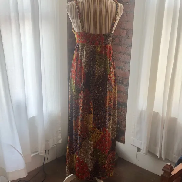 Moa Moa colorful paisley print summer dress size M - Image 2