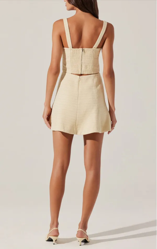 ASTR The Label Yellow Tweed Set - Image 2