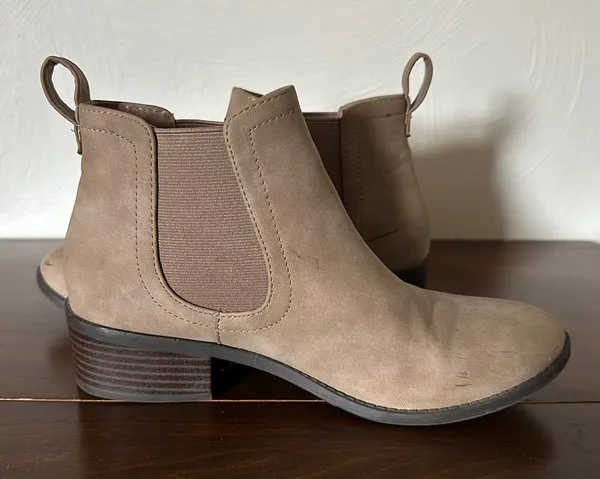 Taupe Ankle Boots Tan Size 7 - Image 6
