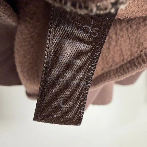 Nuuds Sweatshirt Womens Large Brown Oversized Crewneck Pullover Drop Shoulder - Image 8