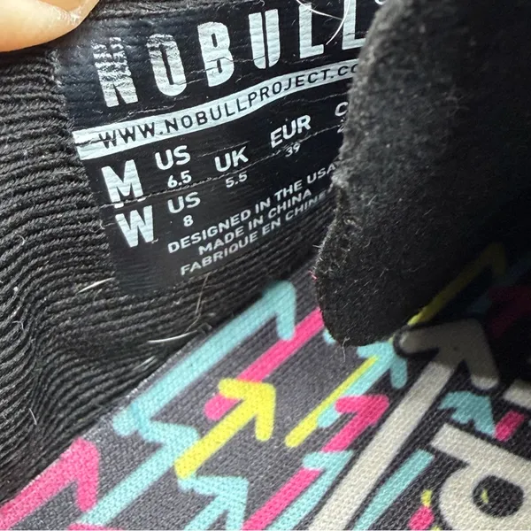 NOBULL Mesh Trainer Shoes Womens 8 Mens 6.5 Black Neon CrossFit Gym Sneaker - Image 10