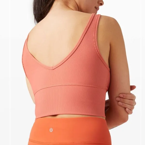 Lululemon Power Pivot Tank Coral - Image 2